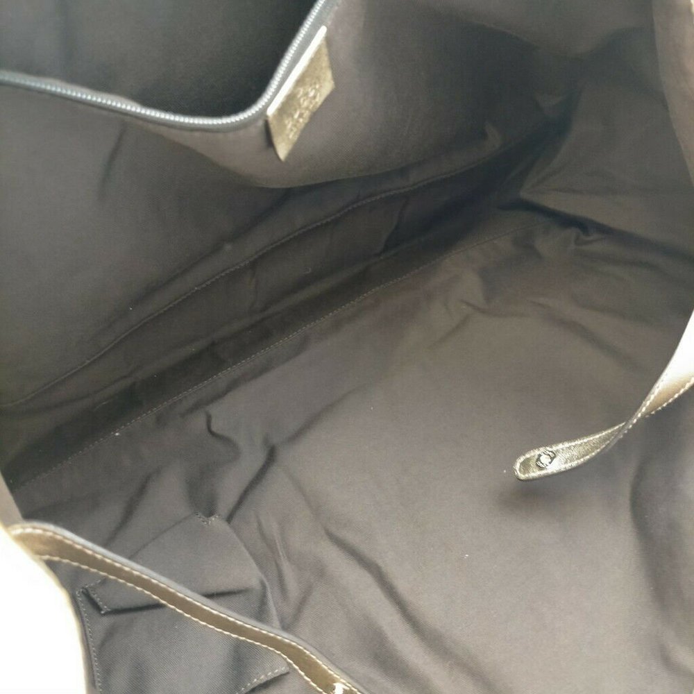 Gucci Tote Bag GG Canvas Light Brown Silk Satin - Picture 8 of 16